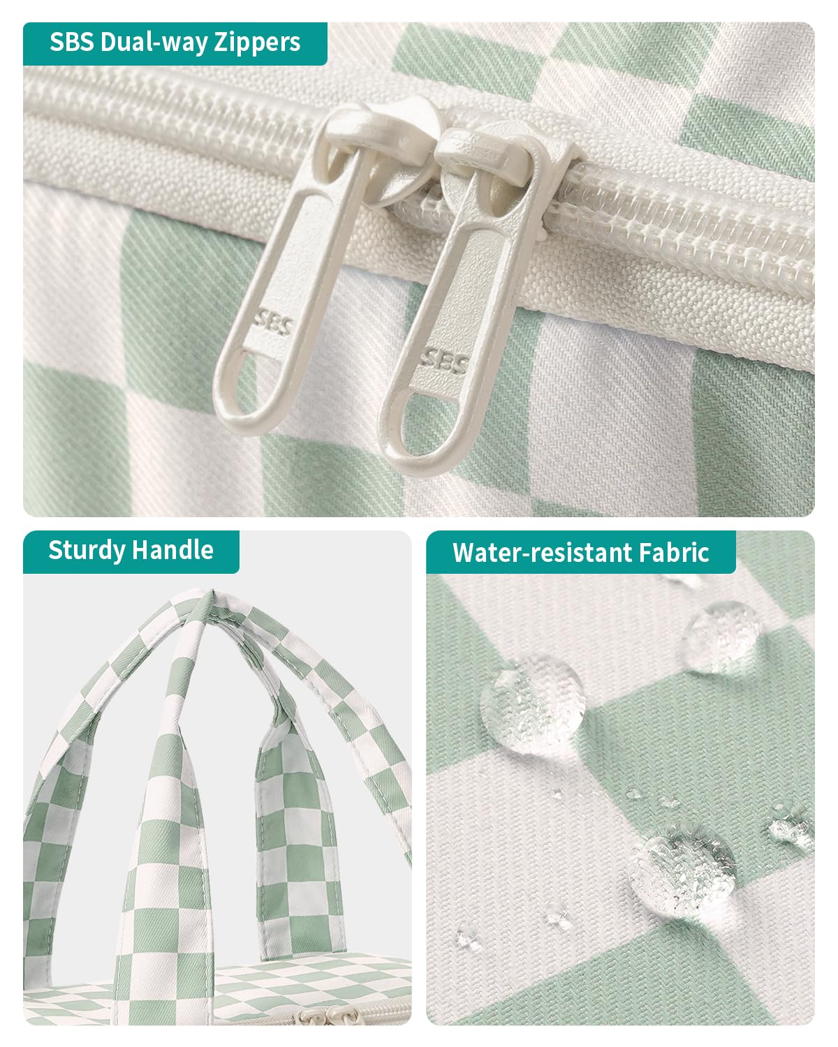 Narwey interior mesh pockets organize small essentials for fast access