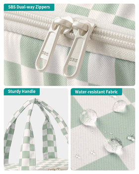 Narwey interior mesh pockets organize small essentials for fast access