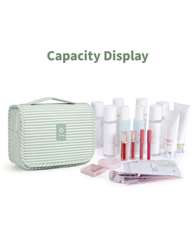 Narwey clear PVC pocket helps quick access to toiletries.