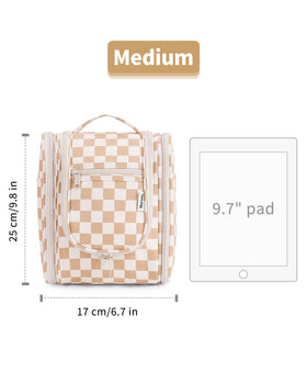 Narwey compact 25 cm tall bag fits travel-size toiletries