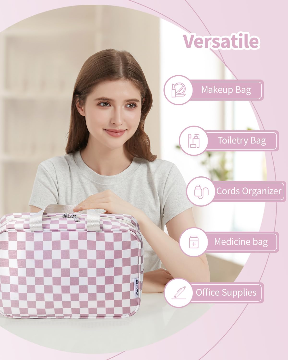Narwey gift-ready travel bag makes a thoughtful present for women.
