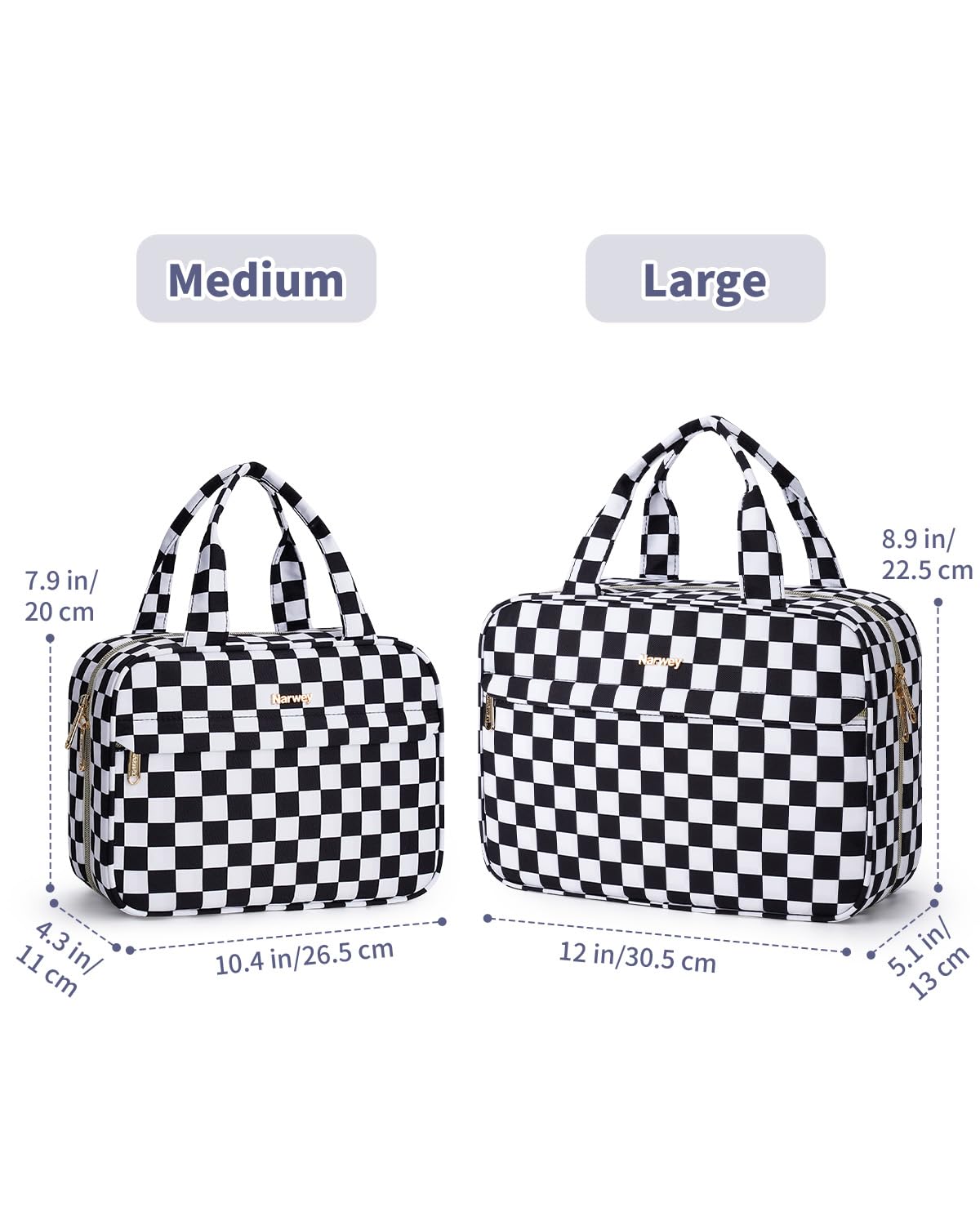 Narwey bag open view with mesh pockets for easy access