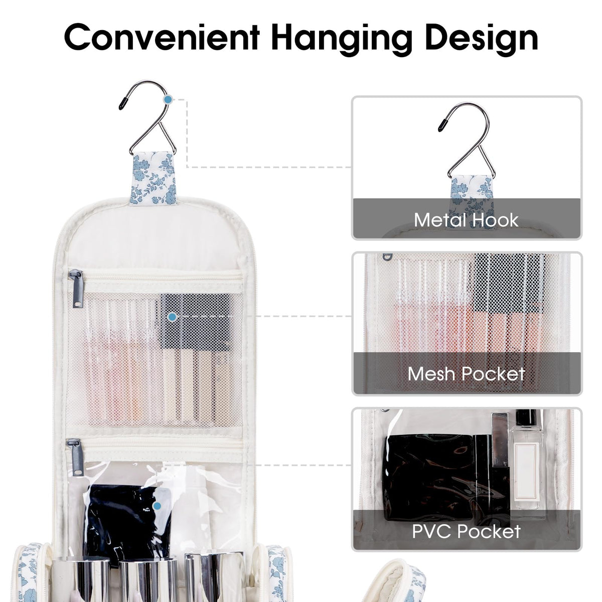 Narwey lightweight and compact design fits easily in luggage.