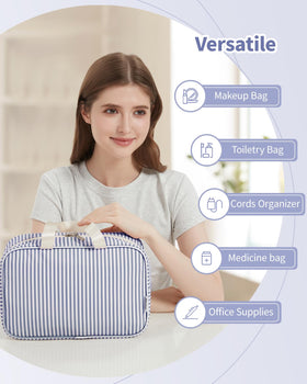 Narwey large bag offers organized pockets for medicine and essentials.
