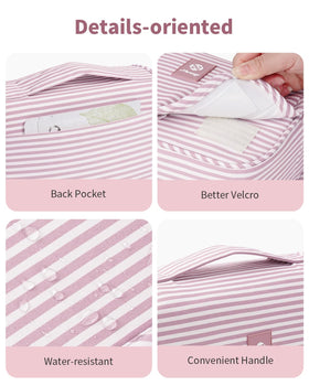 Narwey mesh pockets visible, quick access to small items.