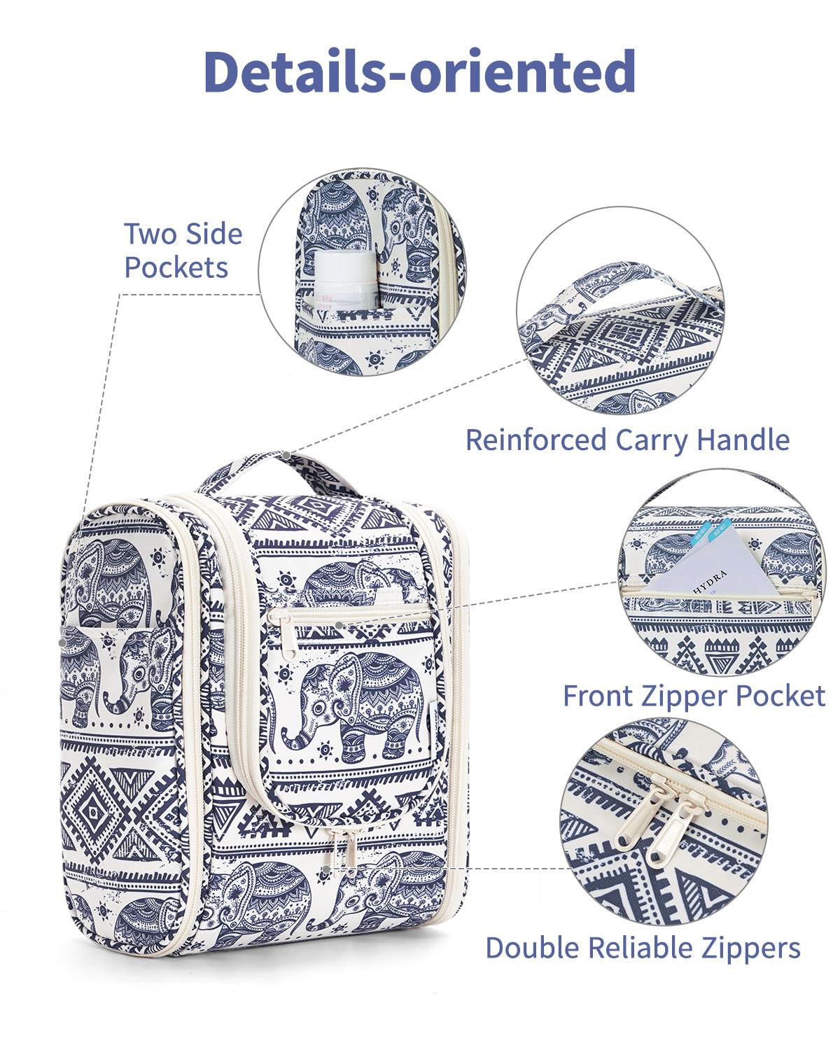 Narwey compact elephant design offers roomy storage without bulk