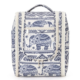 Narwey elephant hanging toiletry bag with a spacious main compartment for travel-size essentials
