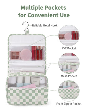 Mesh pockets in Narwey bag for visibility and organization