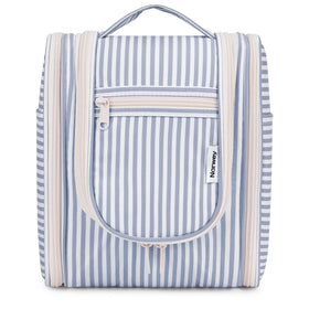 Narwey small striped hanging toiletry bag main compartment ideal for organized travel