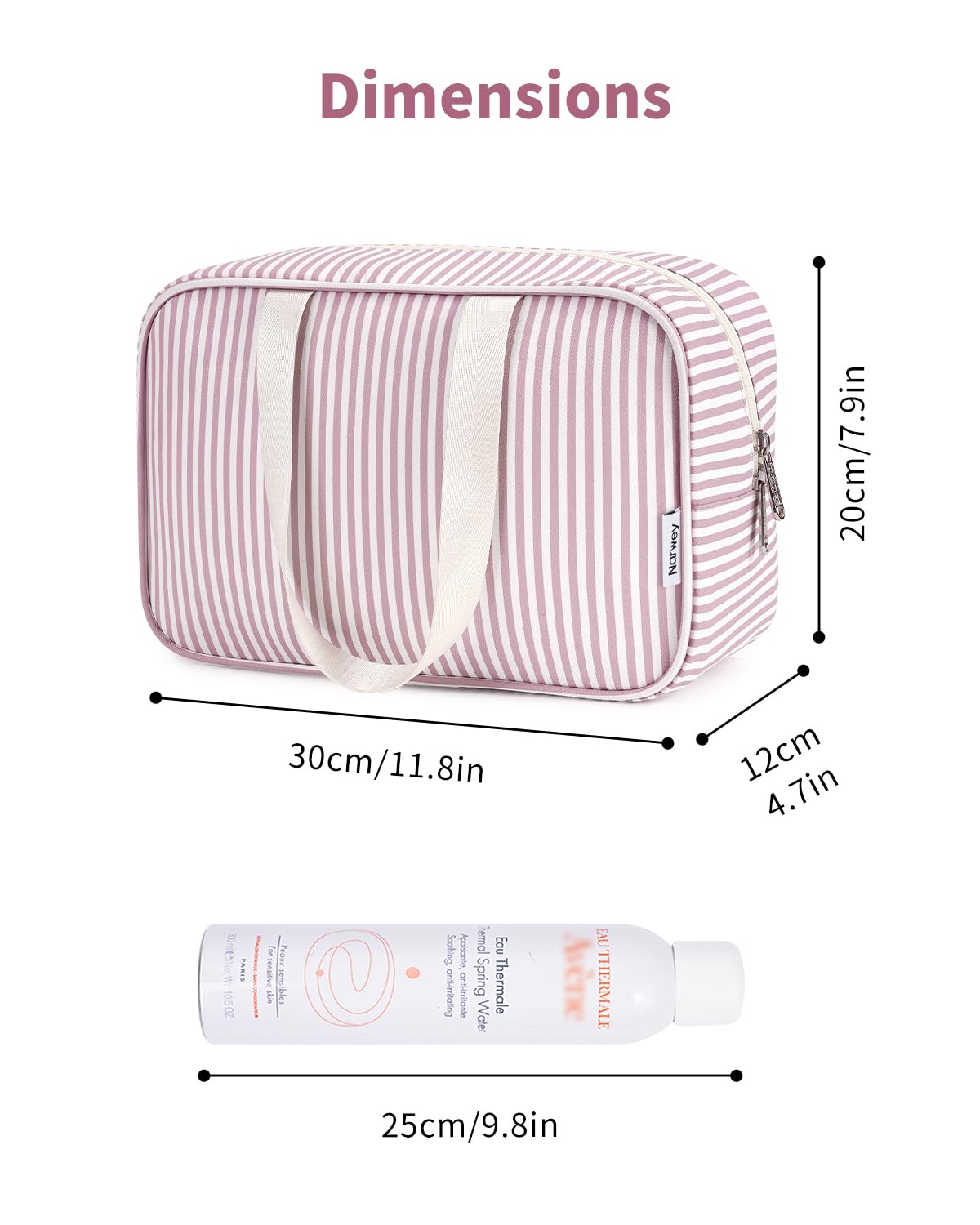 Narwey soft lining and durable zipper for longevity