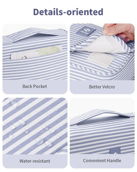 Narwey bag features back pocket for quick access to frequently used items.