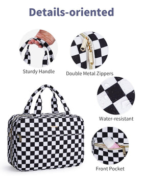 Narwey durable fabric with water-resistant exterior for trips