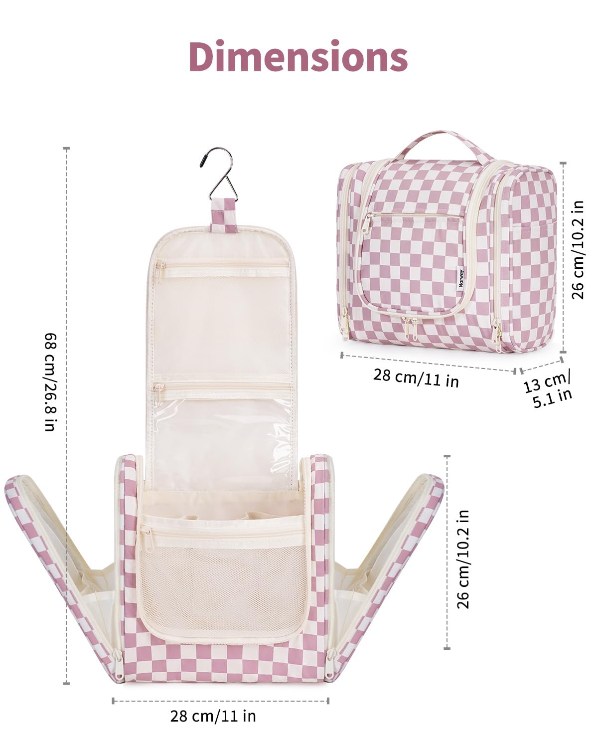 Narwey versatile travel bag for trips, gym, and home.
