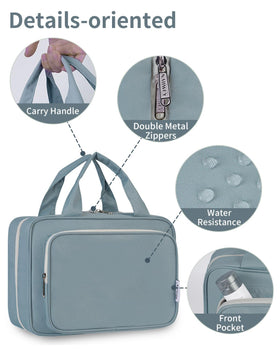 Narwey large toiletry bag ideal for compact travel and everyday use