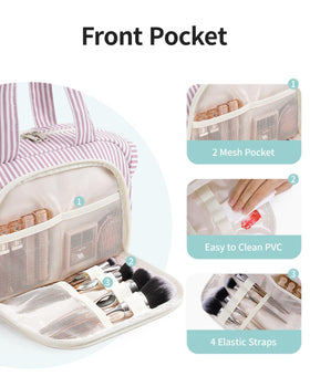 Narwey bag back PVC pocket with mesh pockets for protection