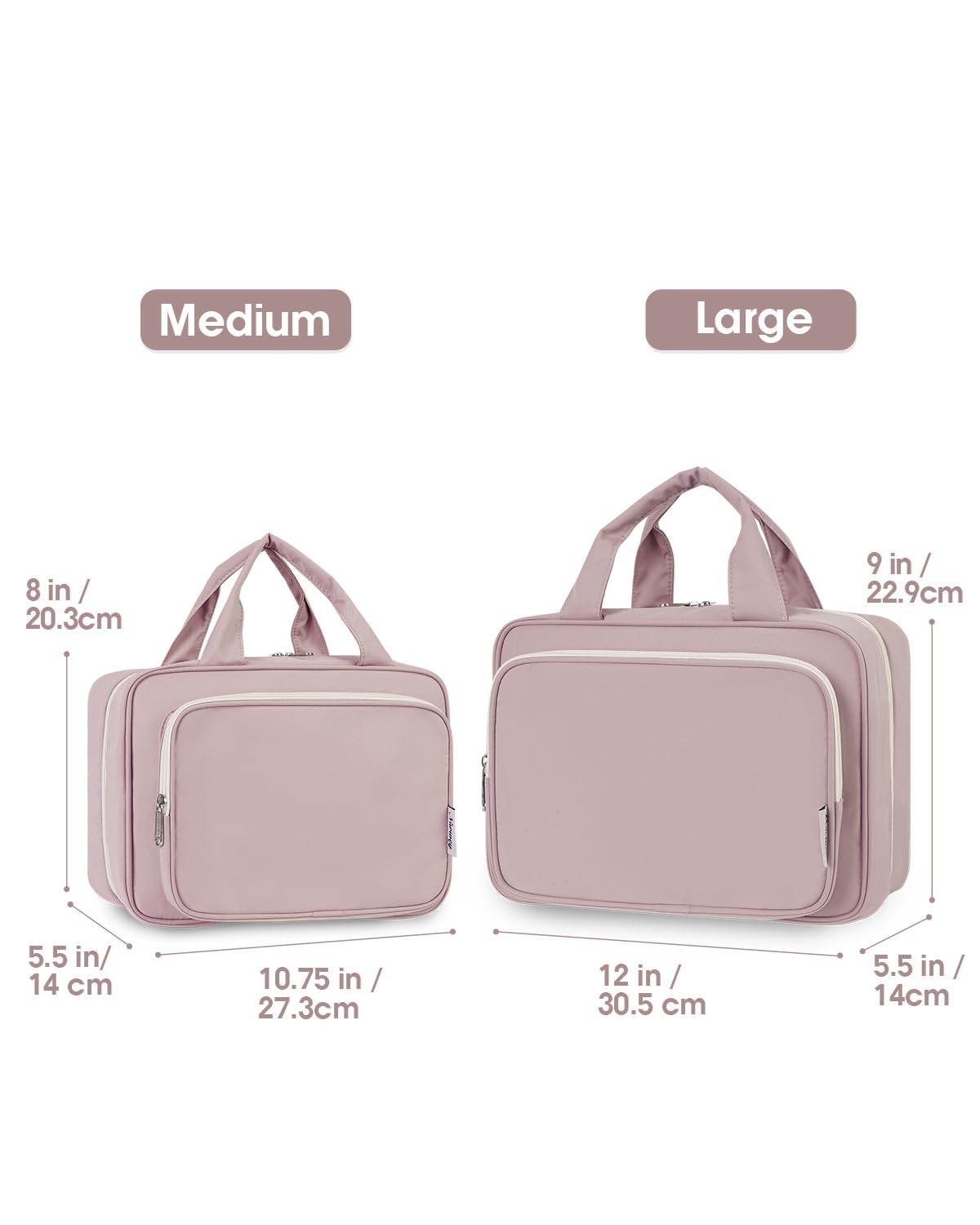 Narwey hanging travel toiletry bag demonstrates hook-ready design for quick access