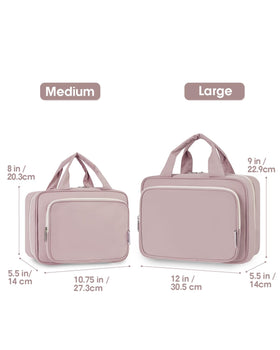 Narwey hanging travel toiletry bag demonstrates hook-ready design for quick access