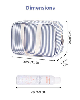 Narwey water-resistant bag protects valuables and wipes clean after trips.