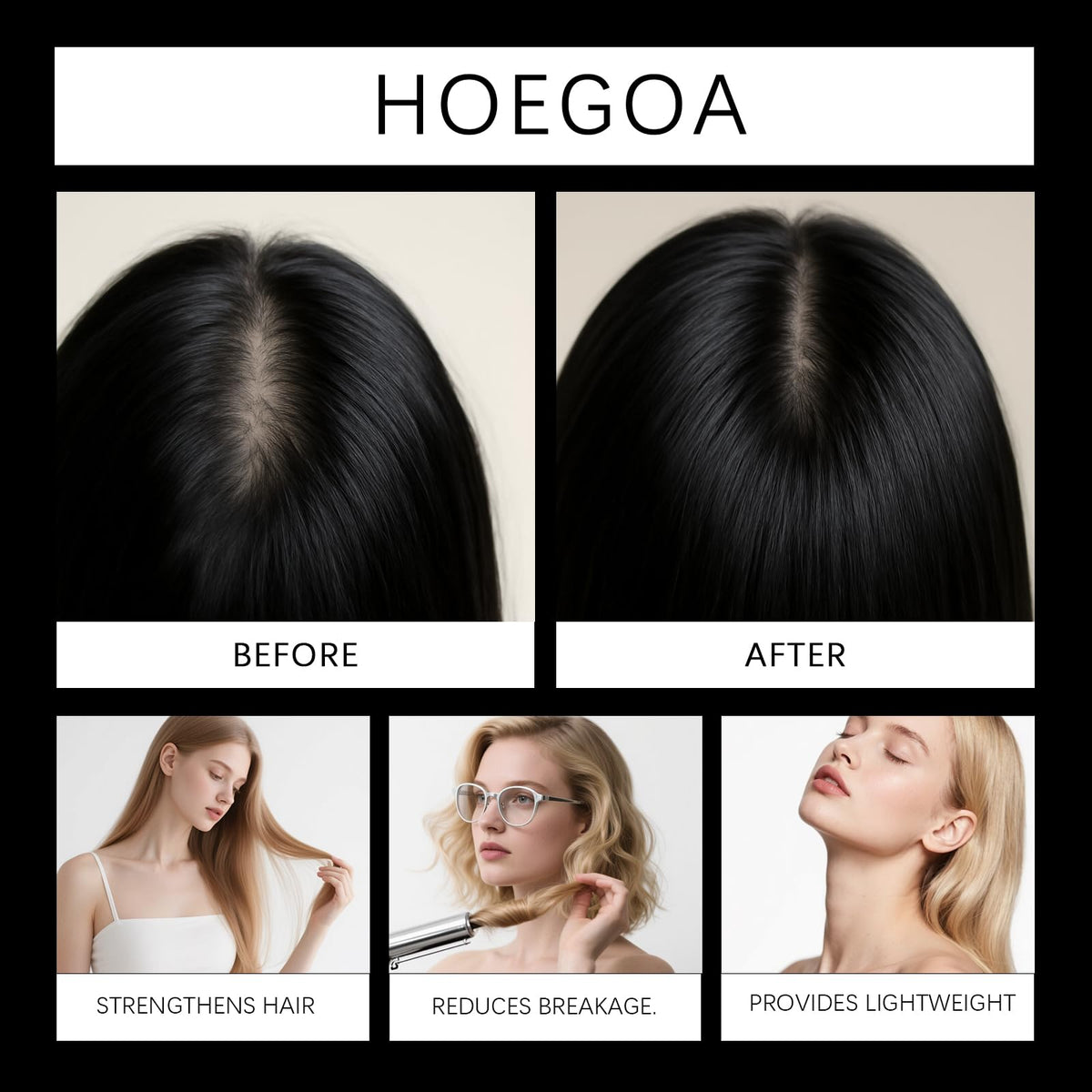 Nascence Sea Salt Spray helps control frizz for smooth hair.