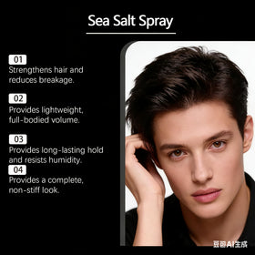 Nascence Sea Salt Spray with keratin boosts hair strength.