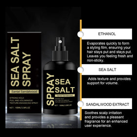 Nascence Sea Salt Spray textured waves create casual, beachy style.
