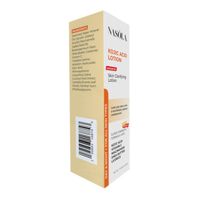Nasola Kojic Acid Lotion bottle with brand logo and clean presentation