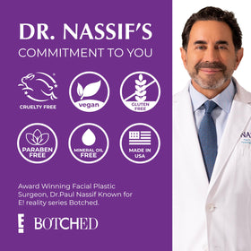 NassifMD Gentle Detox Pad suggests brighter, more even-looking skin.