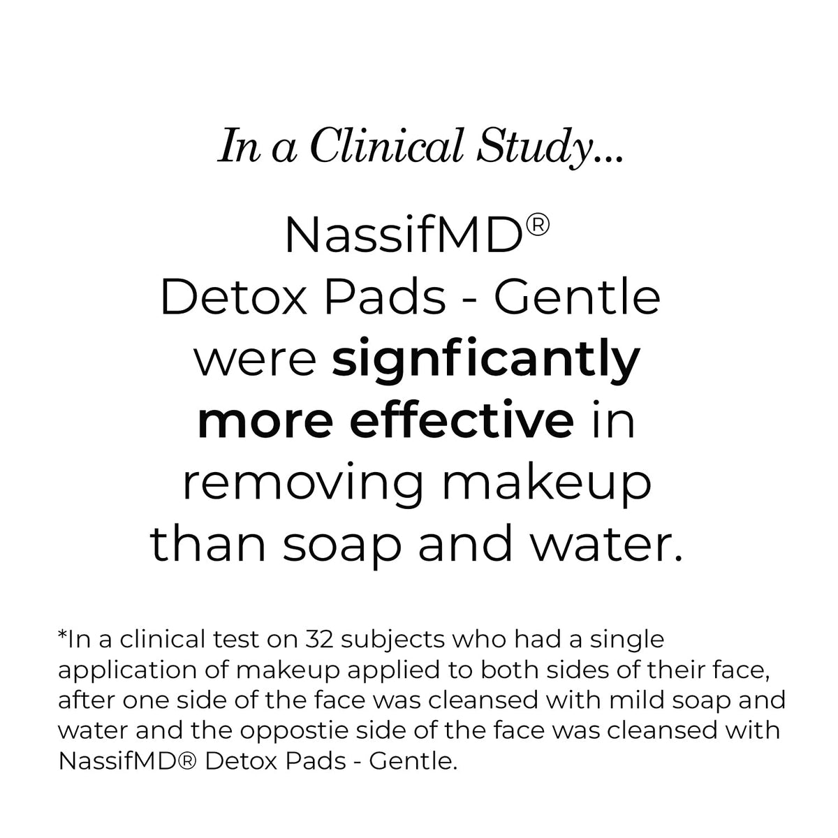NassifMD pad label highlights glycolic, lemon, salicylic acid and vitamin C.