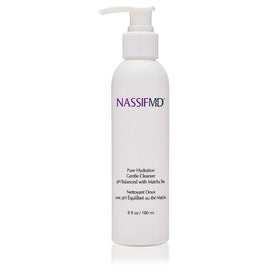 NASSIFMD Pure Hydration cleanser bottle shown for gentle cleansing and hydration