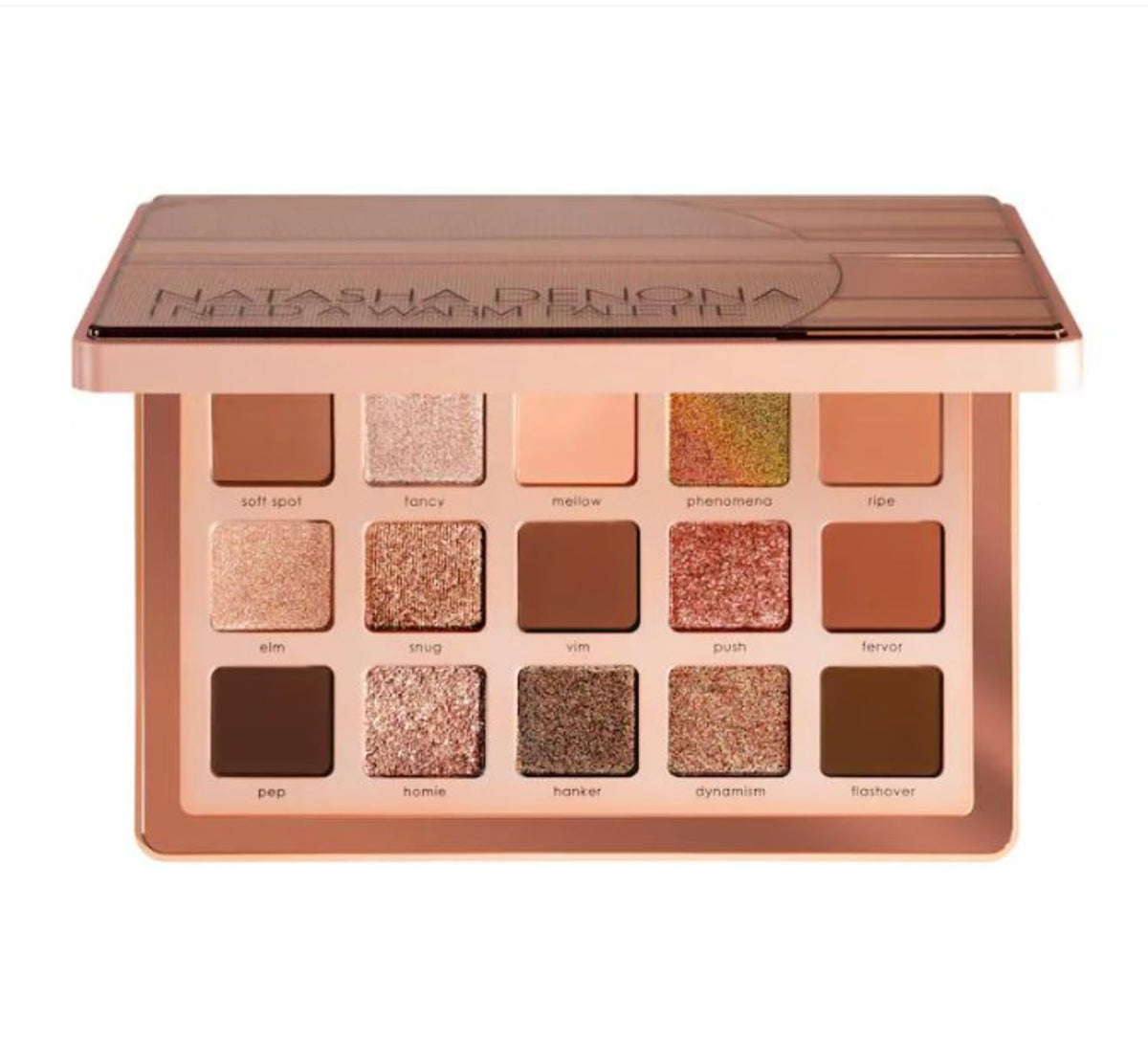Natasha Denona I Need A Warm Palette front cover showcases warm nude tones for versatile looks.