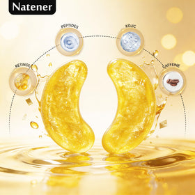 Natener patches feature retinol peptides and hyaluronic for smoother eye contour