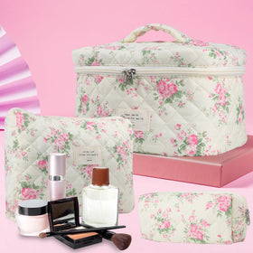 NATINSA two-piece travel cosmetic set ideal for weekends away.