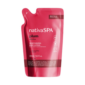 NATIVA SPA plum moisturizer refill bottle for daily hydration