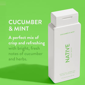 Native Body Wash creamy lather close-up highlights gentle texture.