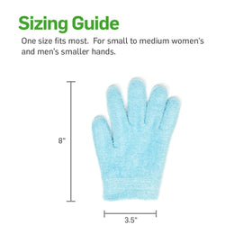 NatraCure Aqua gloves after-wash use for comforting hand care.