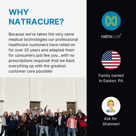 NatraCure usage guidance image suggests daily wear routines.