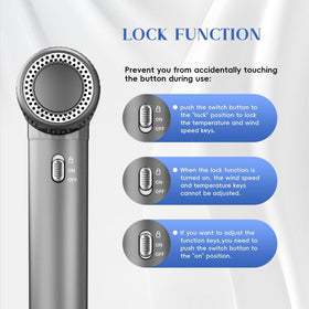 Natrial low-noise hair dryer design for quiet drying