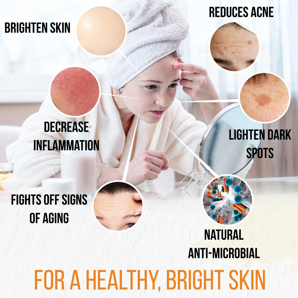 Natrulo turmeric soap bar on the face offers gentle cleansing and a radiant glow.
