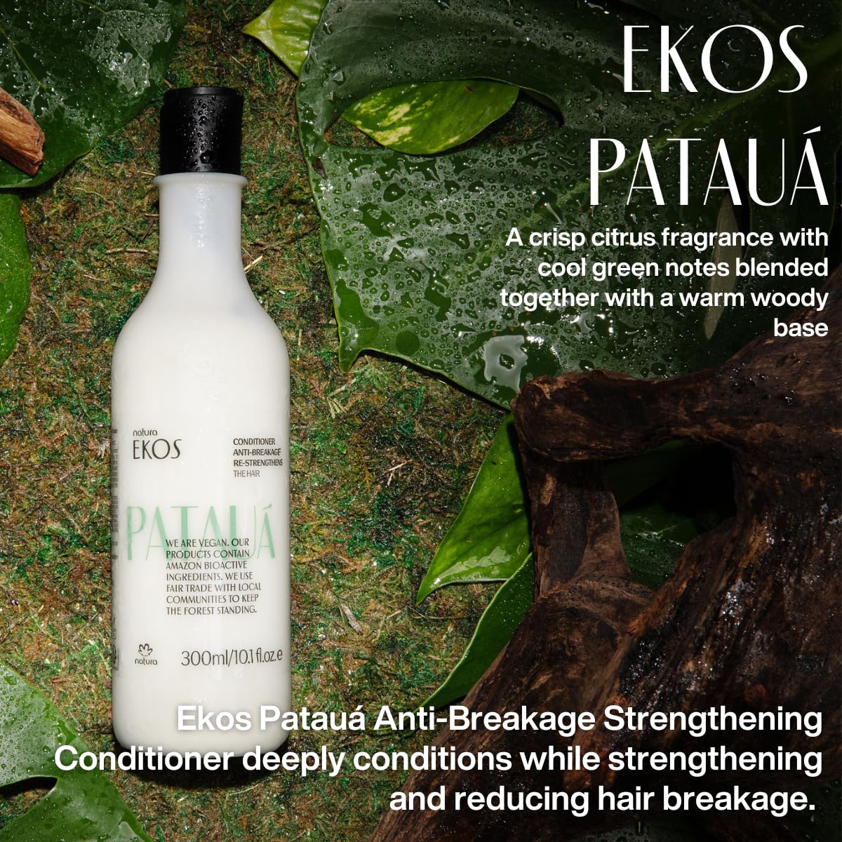 Conditioner being applied to wet hair for gentle daily conditioning