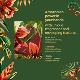 Natura maracuja hand cream application demonstrating quick absorption