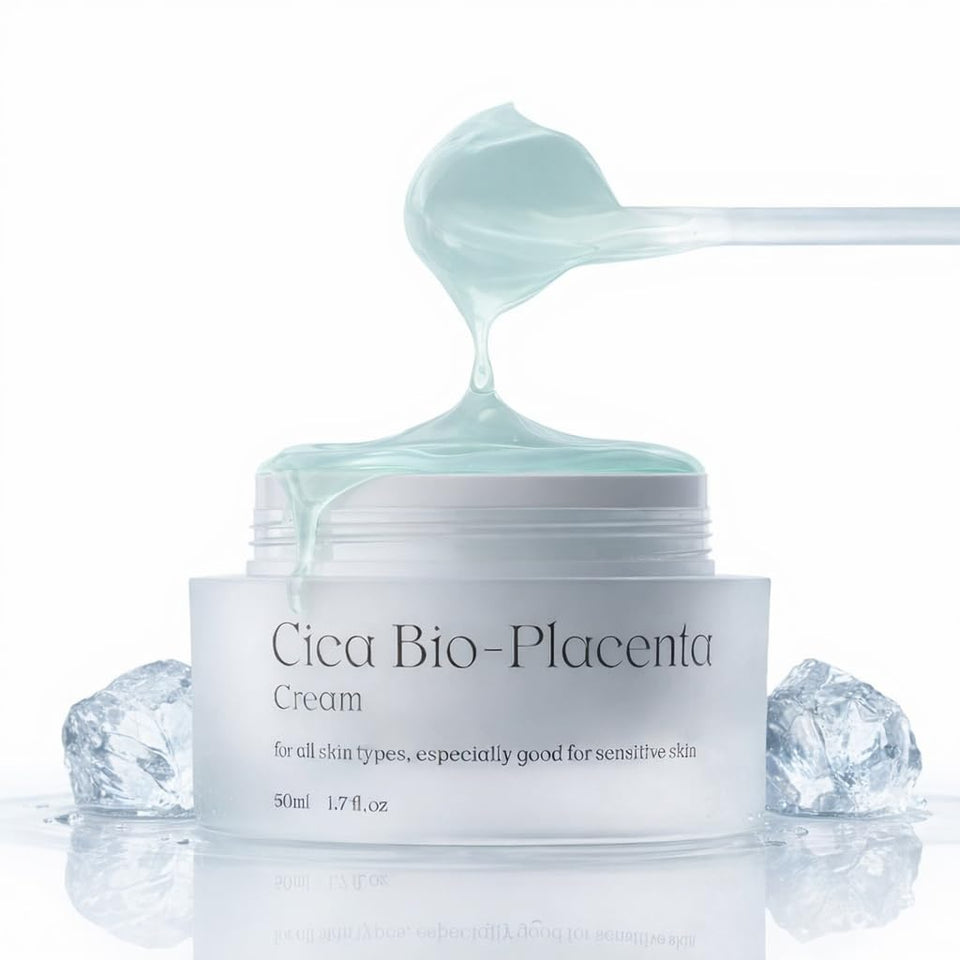 Natural Derma Project NDP Cica Cream bottle closeup for soothing hydration.