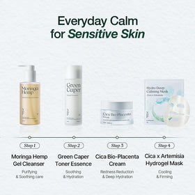 Lightweight moisturizer in hand ready for quick hydration with NDP Cica Cream.