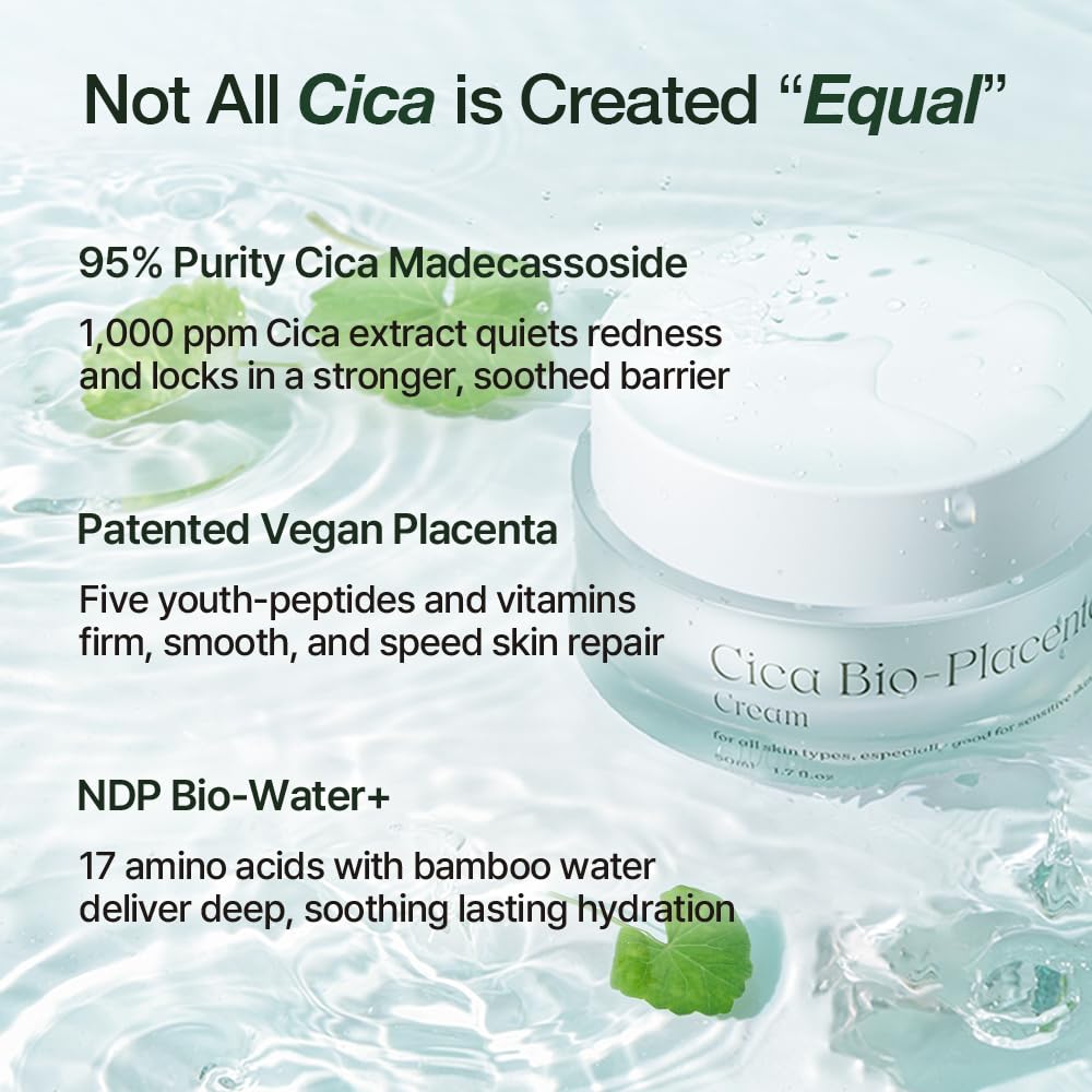 Placenta technology concept art related to NATURAL DERMA PROJECT NDP Cica Cream.