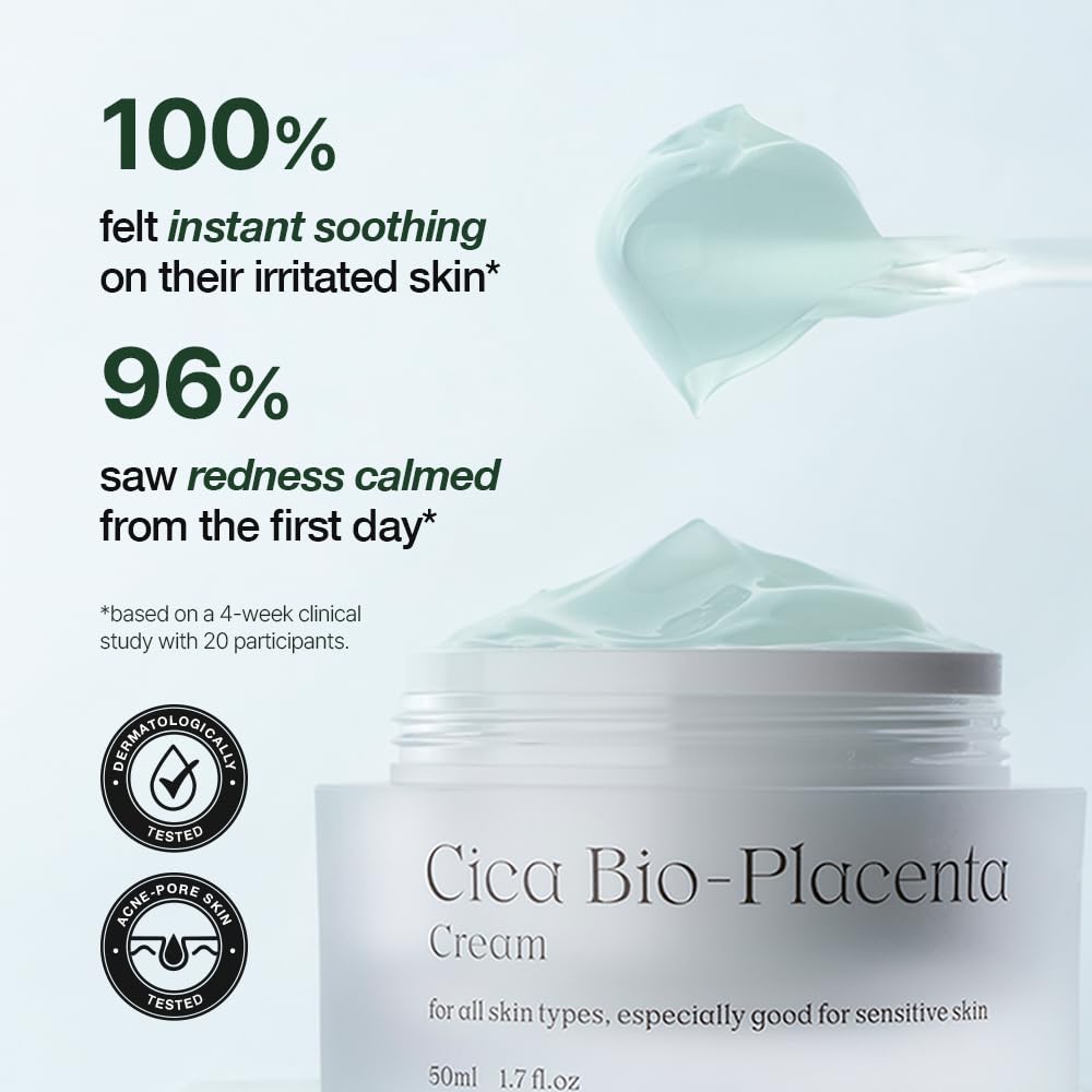 After-sun application on sun-kissed skin with cooling comfort using NDP Cica Cream.