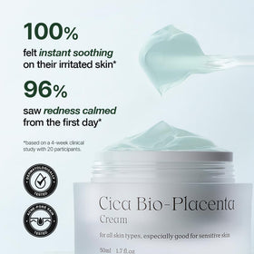 After-sun application on sun-kissed skin with cooling comfort using NDP Cica Cream.