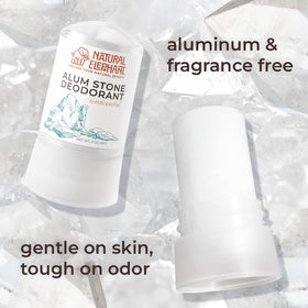 Natural Elephant alum stone two-pack packaging for convenient restocking.