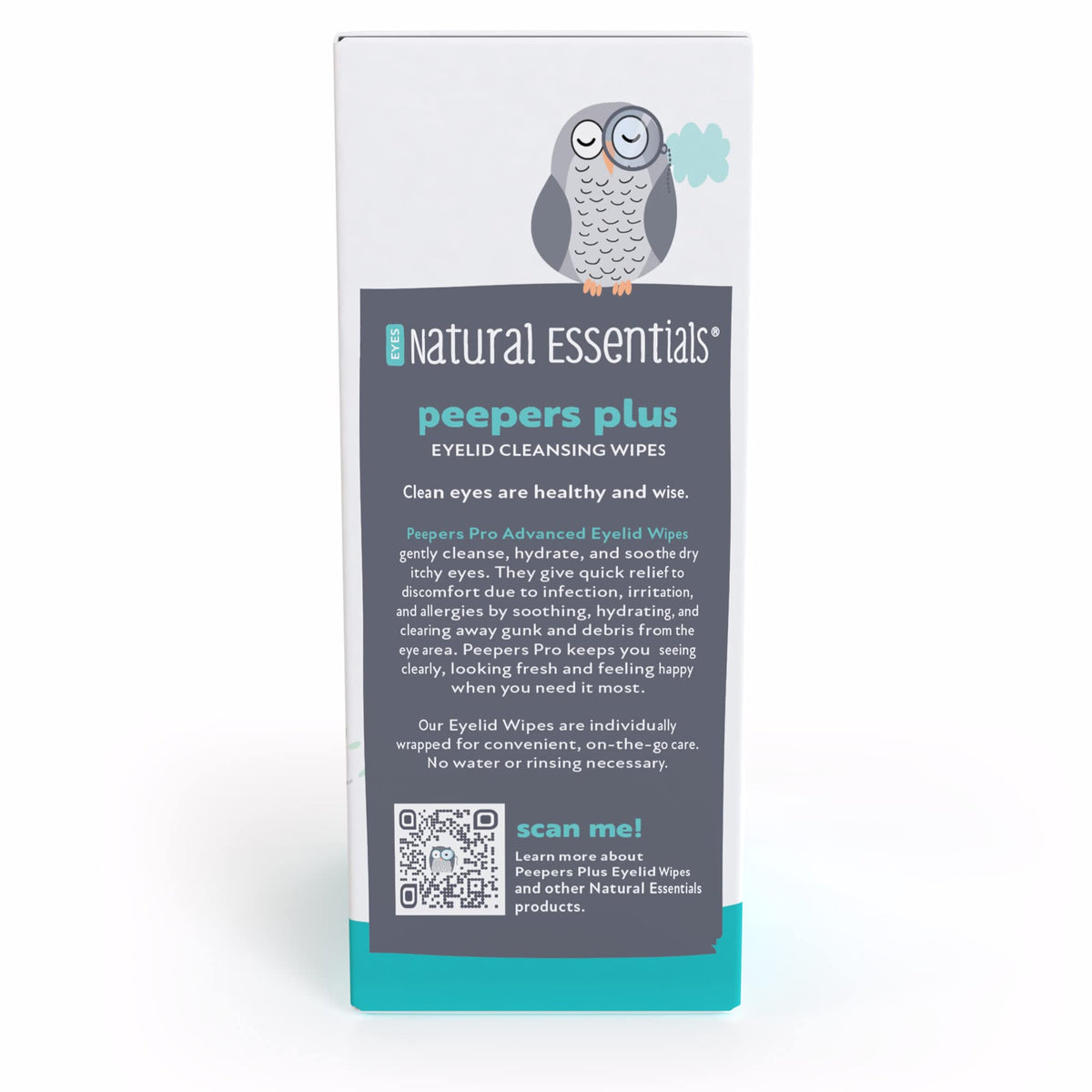 Natural Essentials Peepers Plus ideal for travel or bedside use.