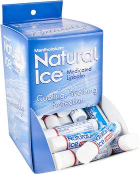 Natural Ice Cherry Lip Balm close-up highlighting smooth texture and cherry flavor.