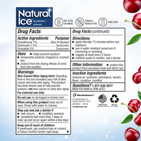 Natural Ice Cherry Lip Balm for outdoor use during activities.