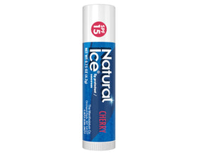 12-pack of Natural Ice Cherry SPF 15 lip balms for family use